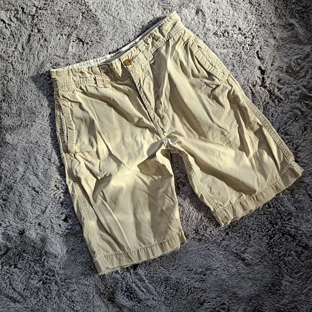 Abercrombie & Fitch Khaki Cargo Shorts sz 30